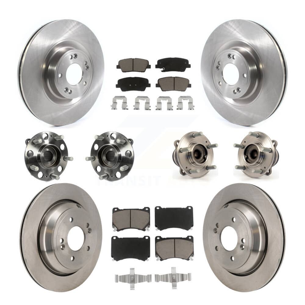 Transit Auto - KBB-130350 - Front and Rear Wheel Bearing and Hub Assembly Kits
