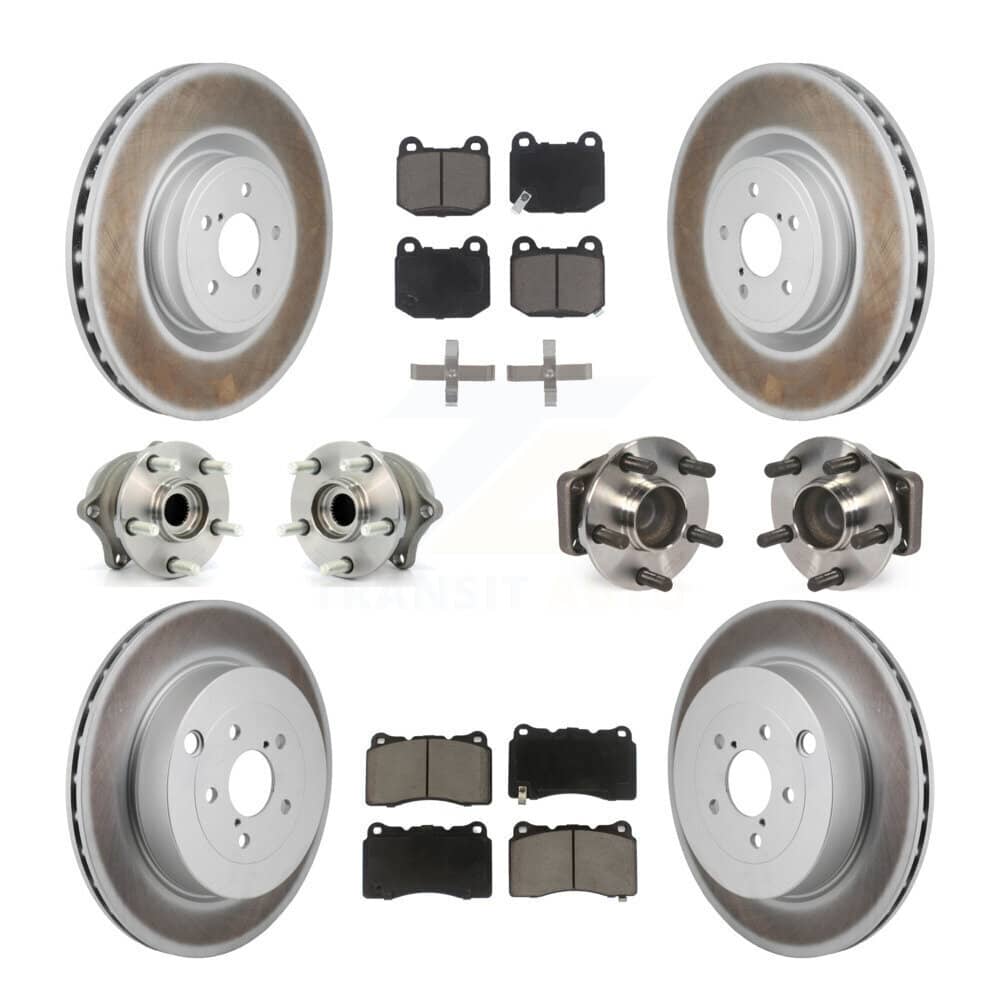 Transit Auto - KBB-130388 - Front and Rear Wheel Bearing and Hub Assembly Kits