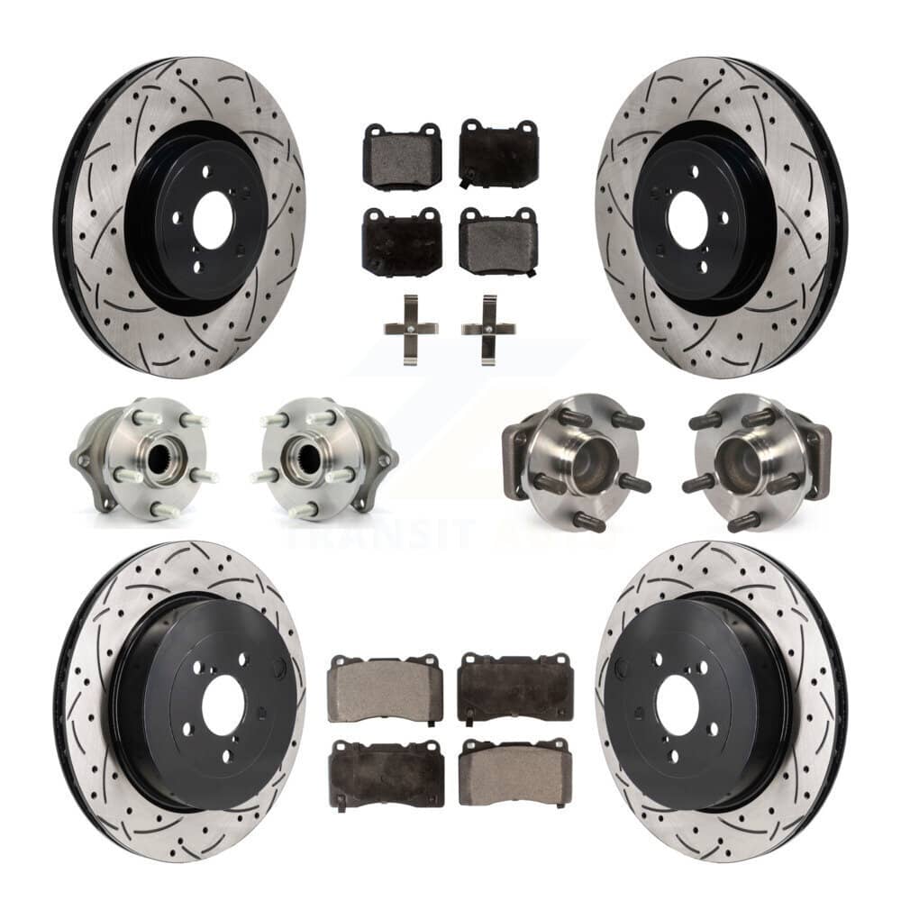 Transit Auto - KBB-130481 - Front and Rear Wheel Bearing and Hub Assembly Kits