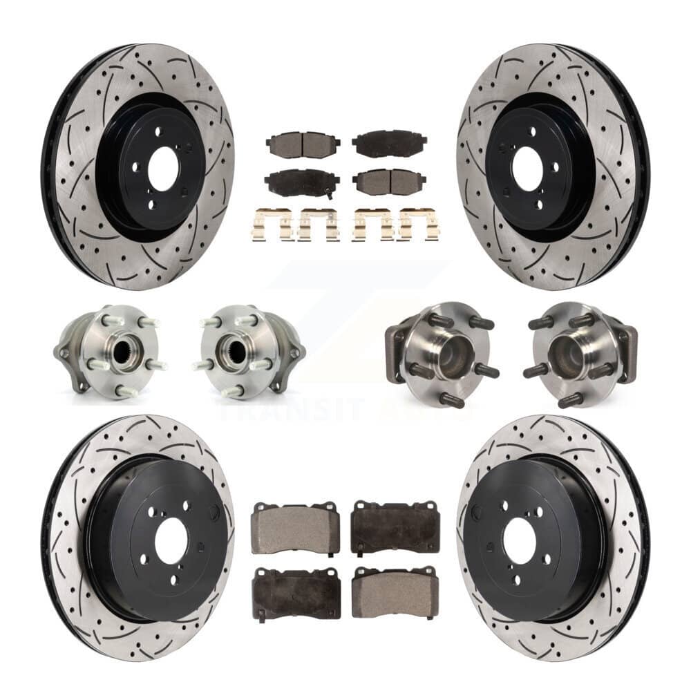 Transit Auto - KBB-130482 - Front and Rear Wheel Bearing and Hub Assembly Kits