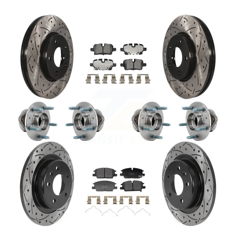 Transit Auto - KBB-130484 - Front and Rear Wheel Bearing and Hub Assembly Kits