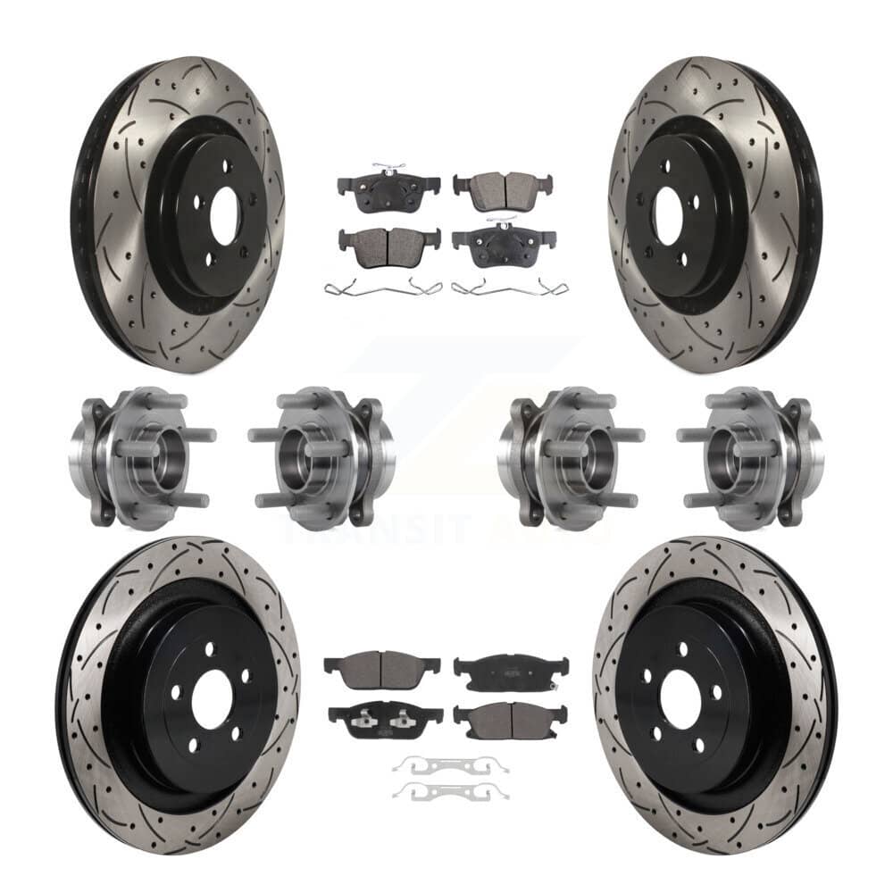Transit Auto - KBB-130524 - Front and Rear Wheel Bearing and Hub Assembly Kits