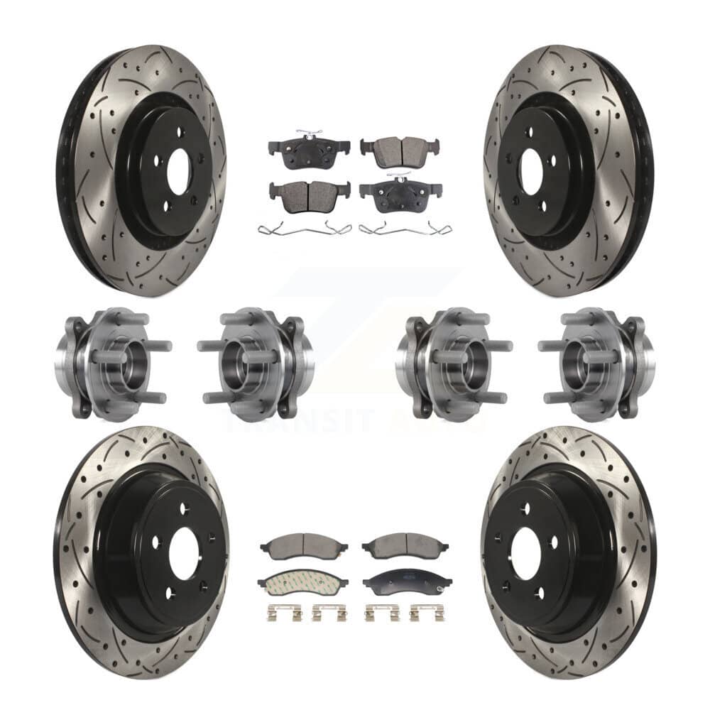 Transit Auto - KBB-130526 - Front and Rear Wheel Bearing and Hub Assembly Kits