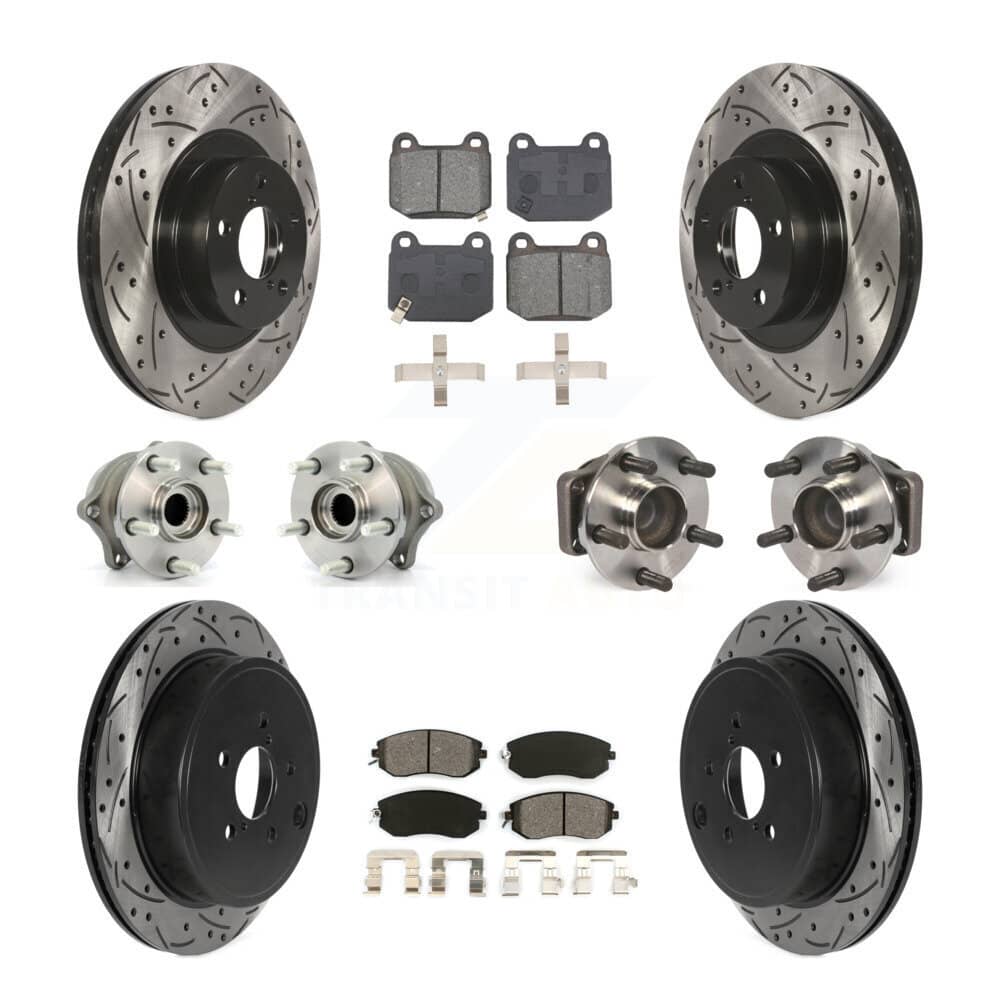 Transit Auto - KBB-130616 - Front and Rear Wheel Bearing and Hub Assembly Kits