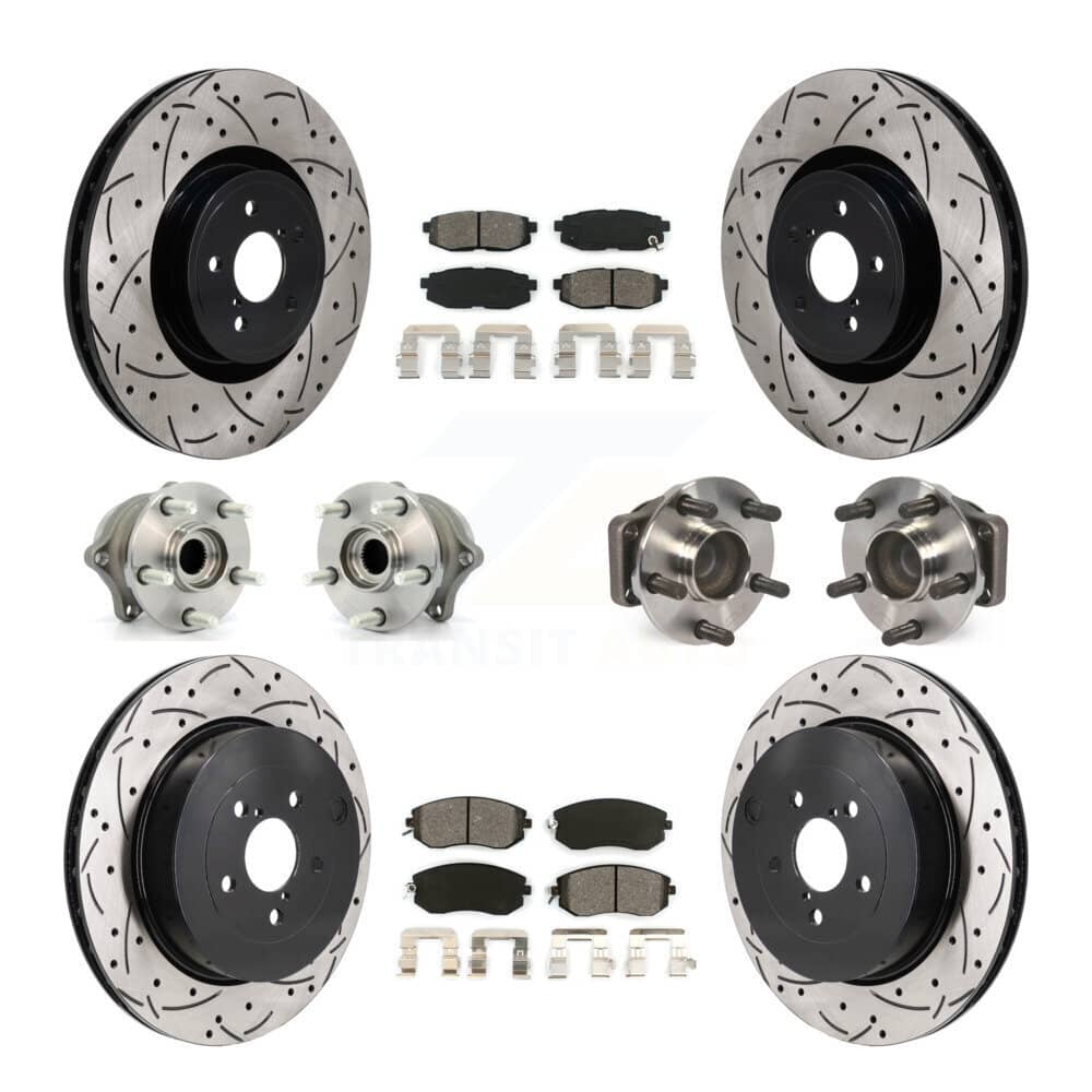 Transit Auto - KBB-130619 - Front and Rear Wheel Bearing and Hub Assembly Kits