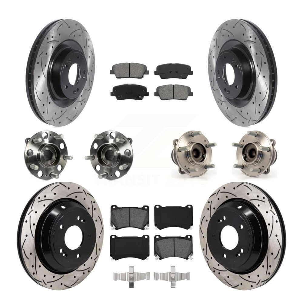 Transit Auto - KBB-130622 - Front and Rear Wheel Bearing and Hub Assembly Kits