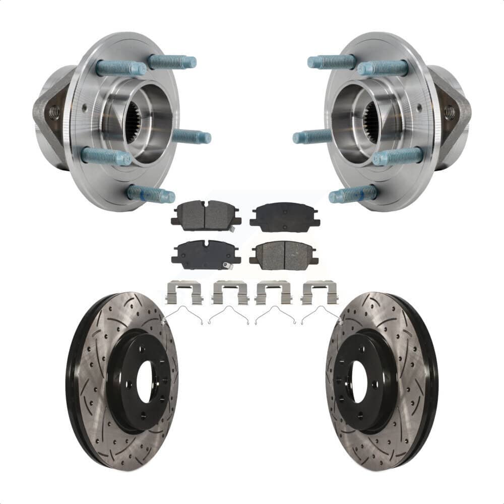 Transit Auto - KBB-130725 - Front Wheel Bearing and Hub Assembly Kits