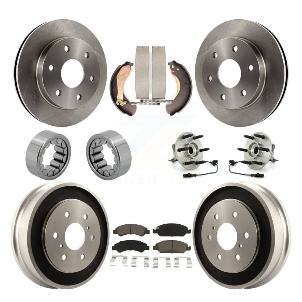 Transit Auto - KBB-130984 - Front and Rear Wheel Bearing and Hub Assembly Kits