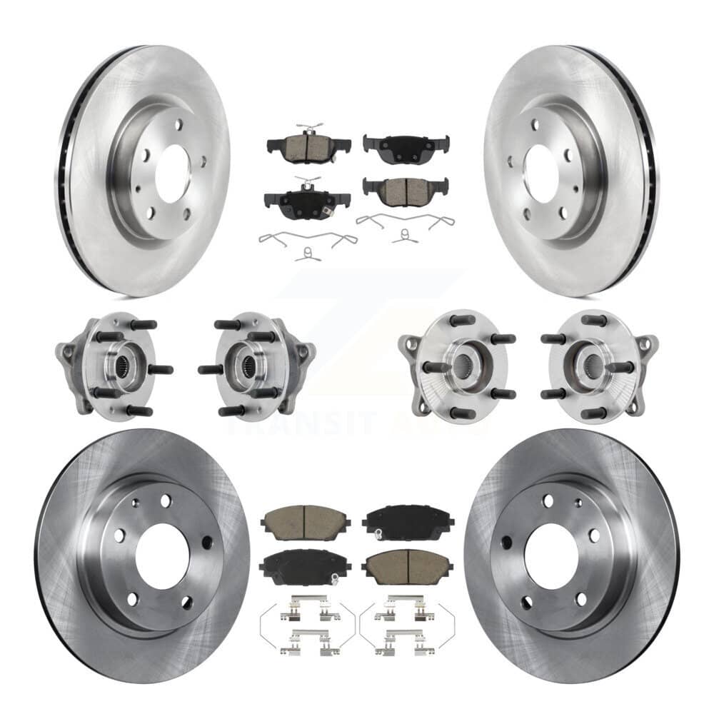 Transit Auto - KBB-130985 - Front and Rear Wheel Bearing and Hub Assembly Kits
