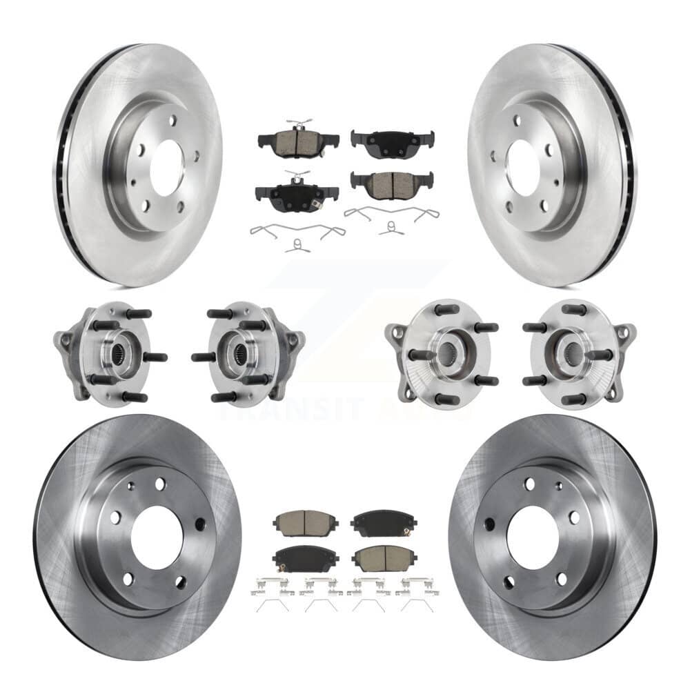 Transit Auto - KBB-130987 - Front and Rear Wheel Bearing and Hub Assembly Kits