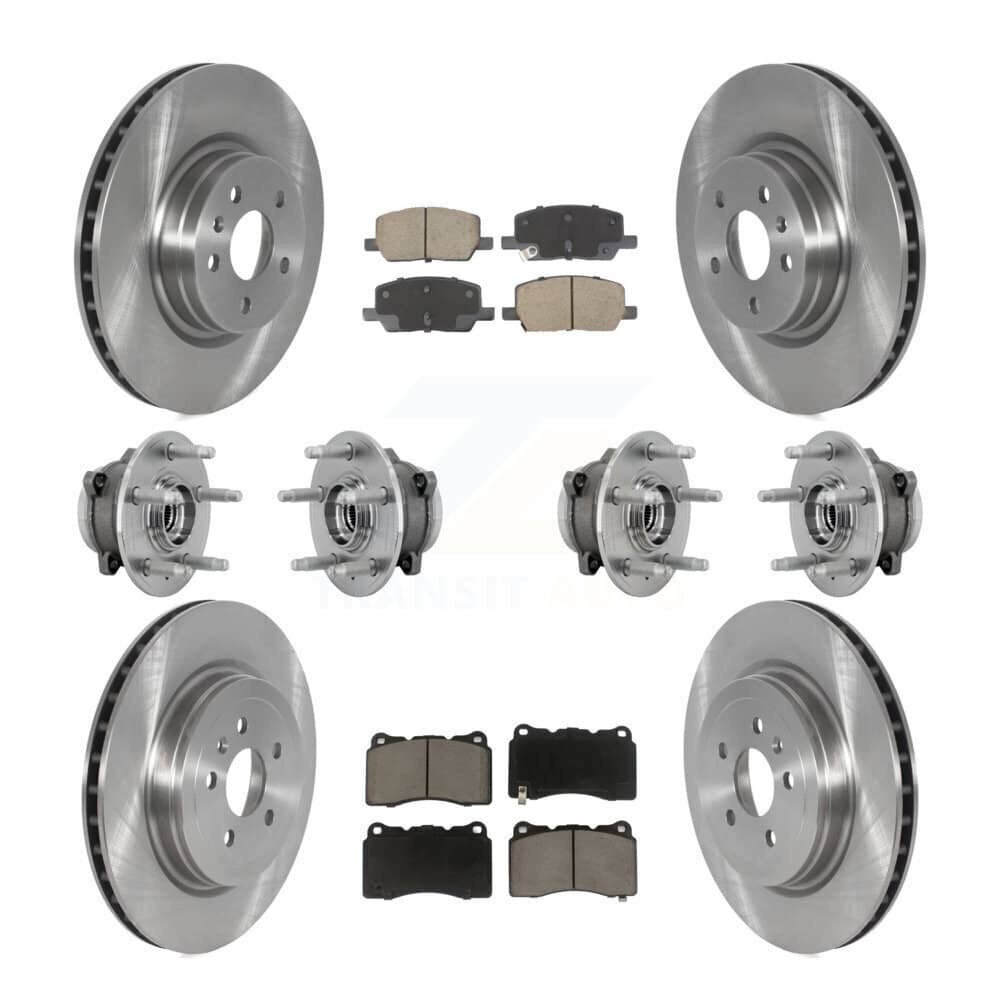 Transit Auto - KBB-130994 - Front and Rear Wheel Bearing and Hub Assembly Kits
