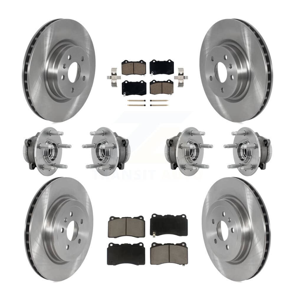 Transit Auto - KBB-130995 - Front and Rear Wheel Bearing and Hub Assembly Kits