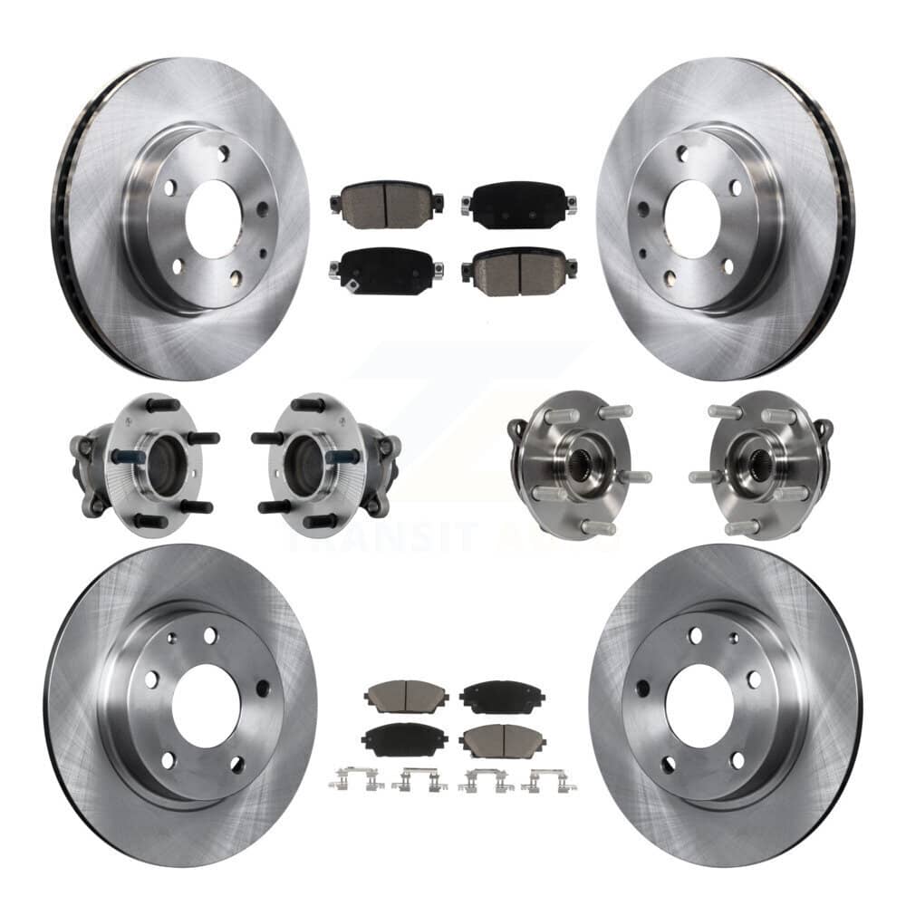 Transit Auto - KBB-131008 - Front and Rear Wheel Bearing and Hub Assembly Kits