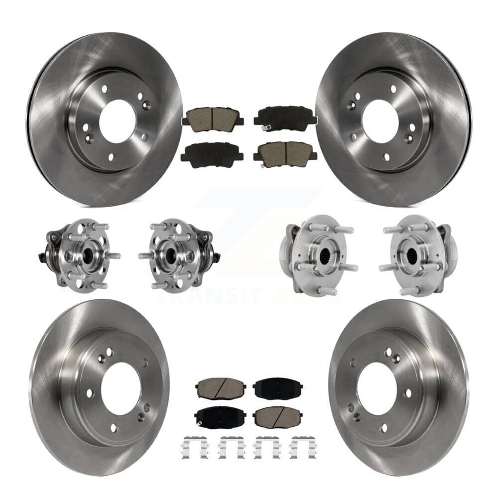 Transit Auto - KBB-131027 - Front and Rear Wheel Bearing and Hub Assembly Kits
