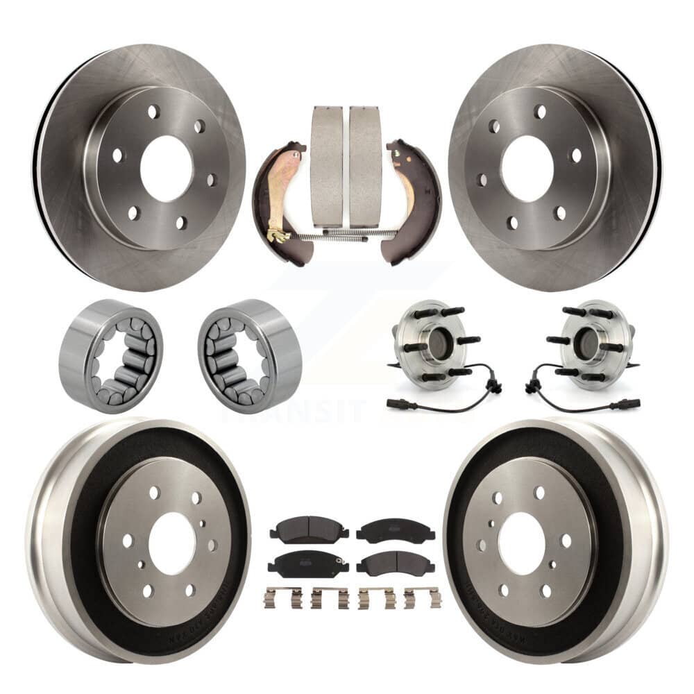 Transit Auto - KBB-131055 - Front and Rear Wheel Bearing and Hub Assembly Kits