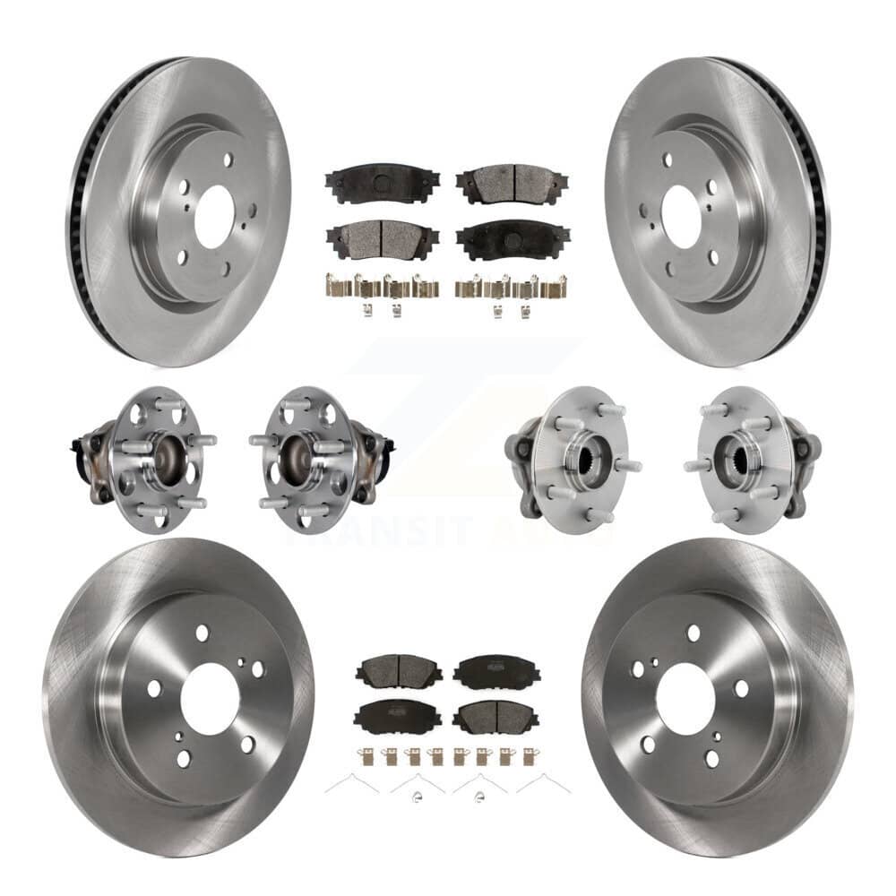 Transit Auto - KBB-131057 - Front and Rear Wheel Bearing and Hub Assembly Kits