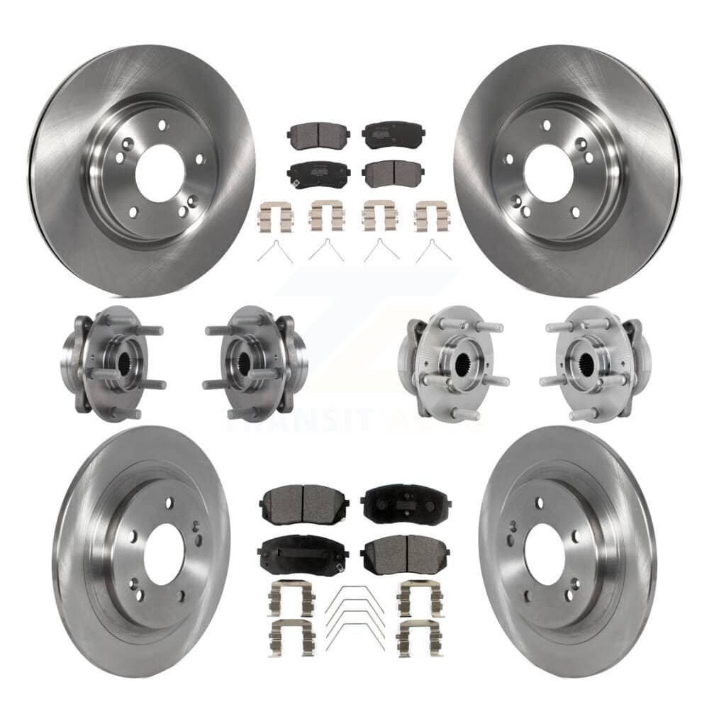 Transit Auto - KBB-131063 - Front and Rear Wheel Bearing and Hub Assembly Kits