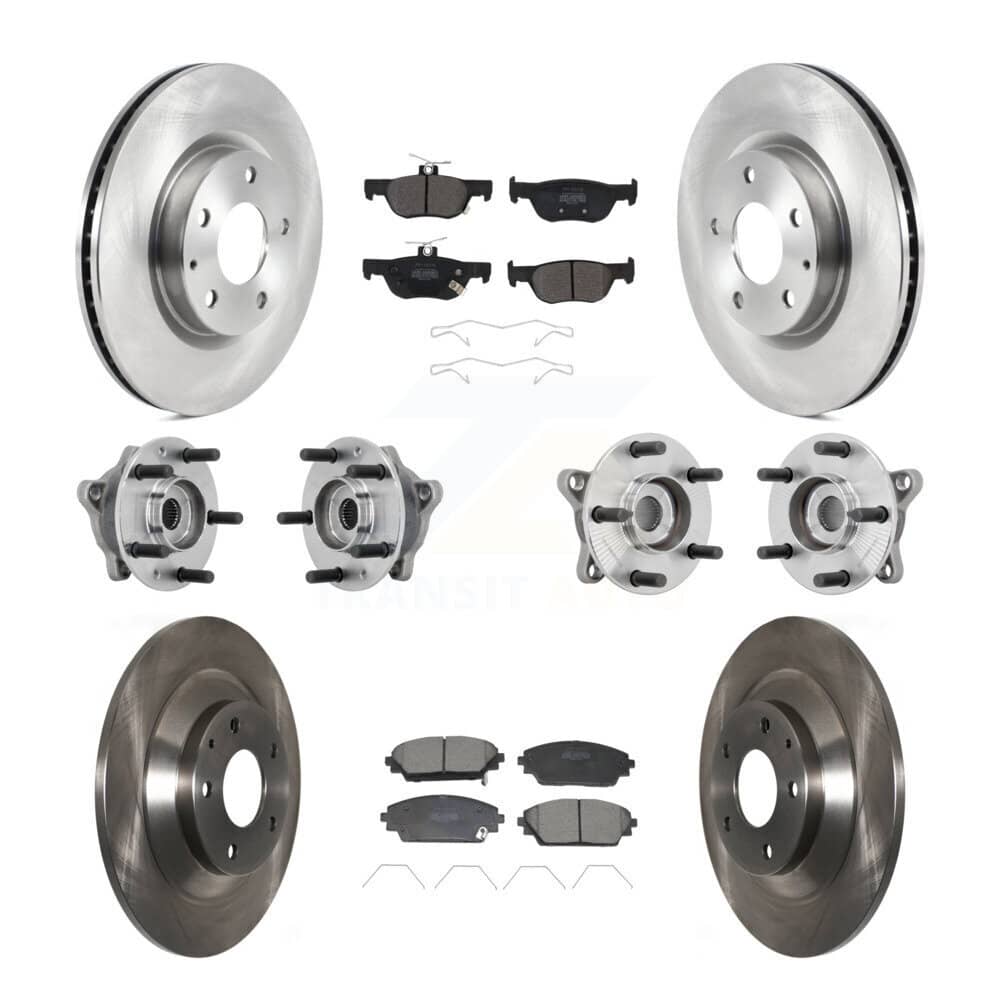 Transit Auto - KBB-131080 - Front and Rear Wheel Bearing and Hub Assembly Kits