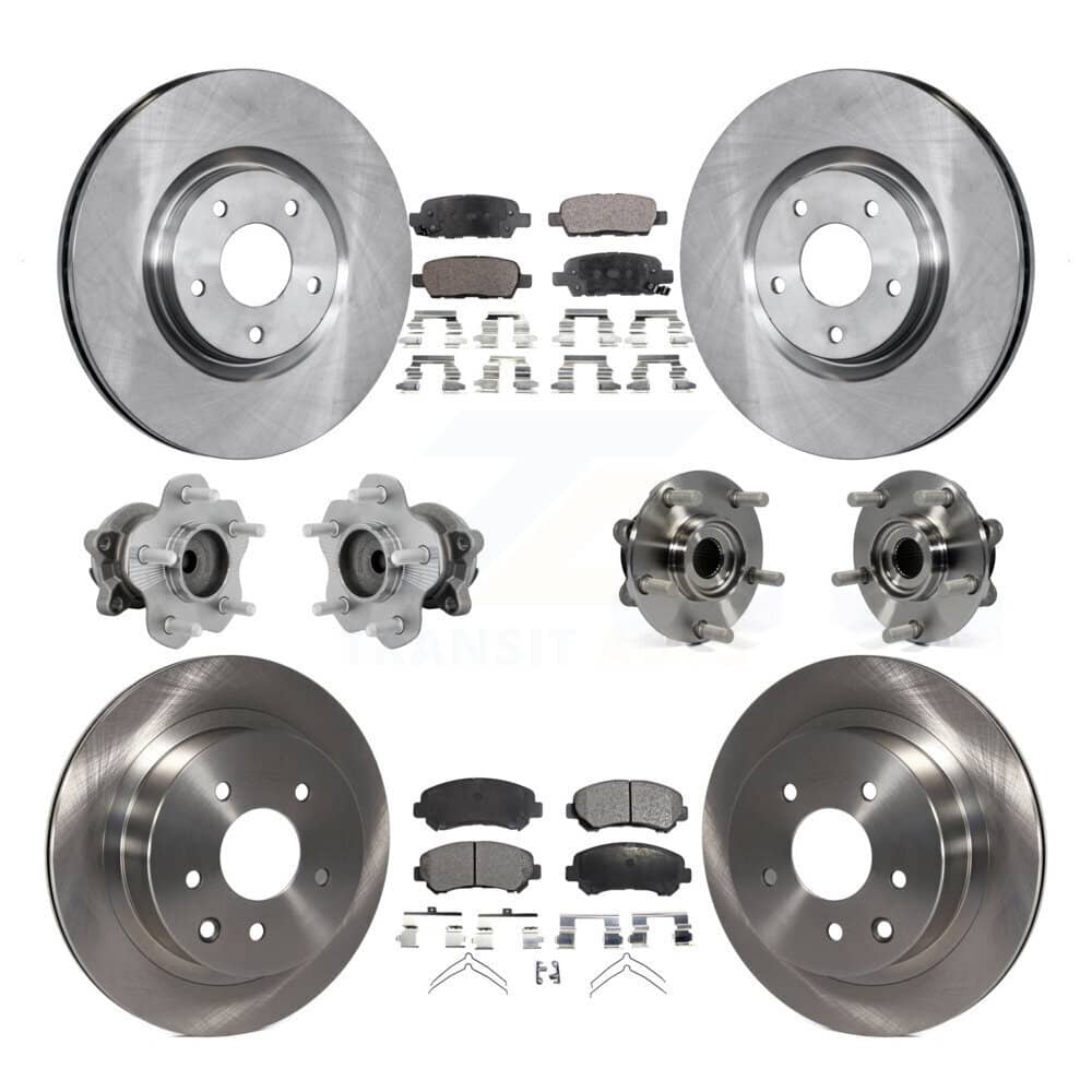 Transit Auto - KBB-131087 - Front and Rear Wheel Bearing and Hub Assembly Kits