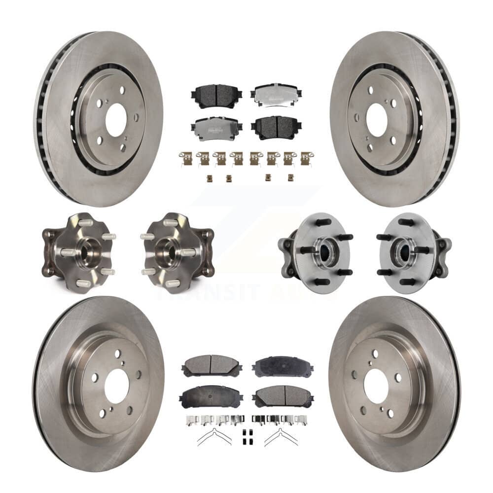 Transit Auto - KBB-131096 - Front and Rear Wheel Bearing and Hub Assembly Kits