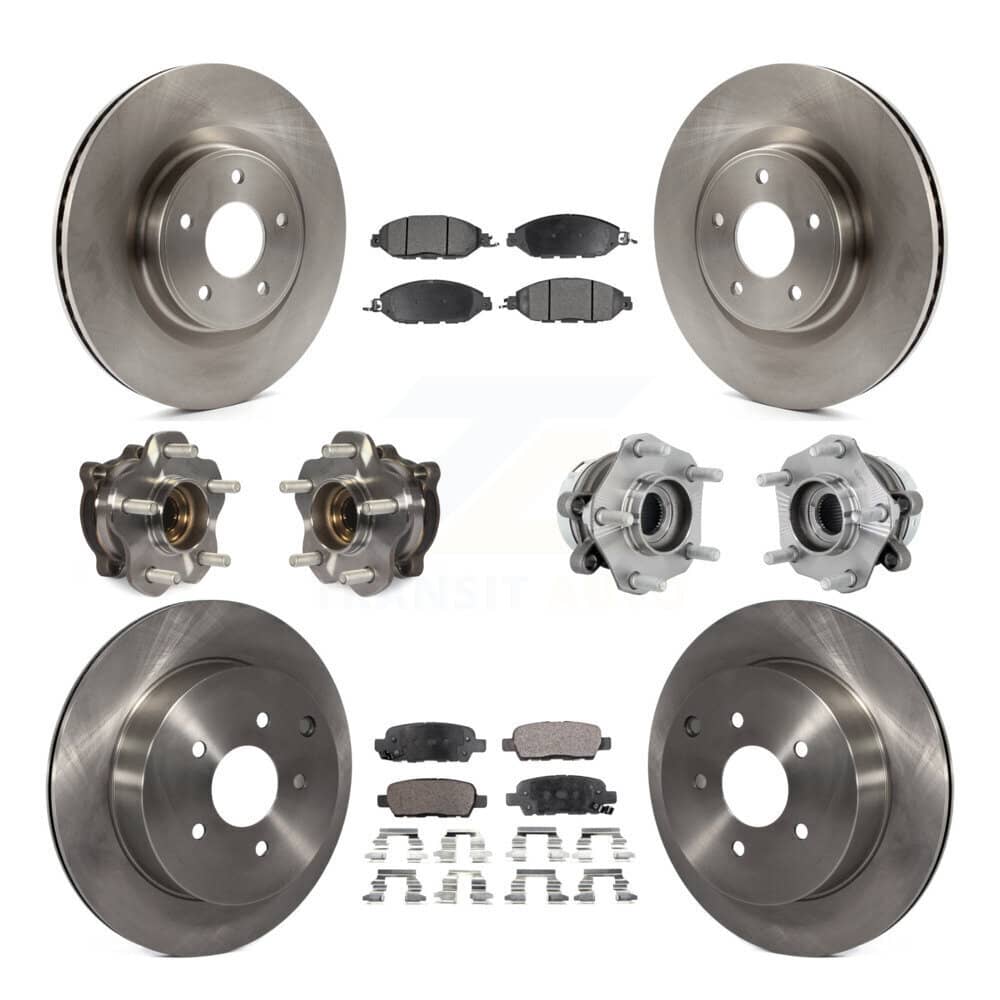 Transit Auto - KBB-131126 - Front and Rear Wheel Bearing and Hub Assembly Kits
