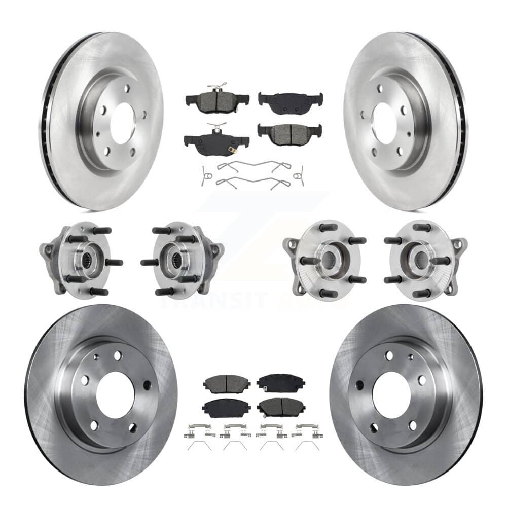 Transit Auto - KBB-131143 - Front and Rear Wheel Bearing and Hub Assembly Kits