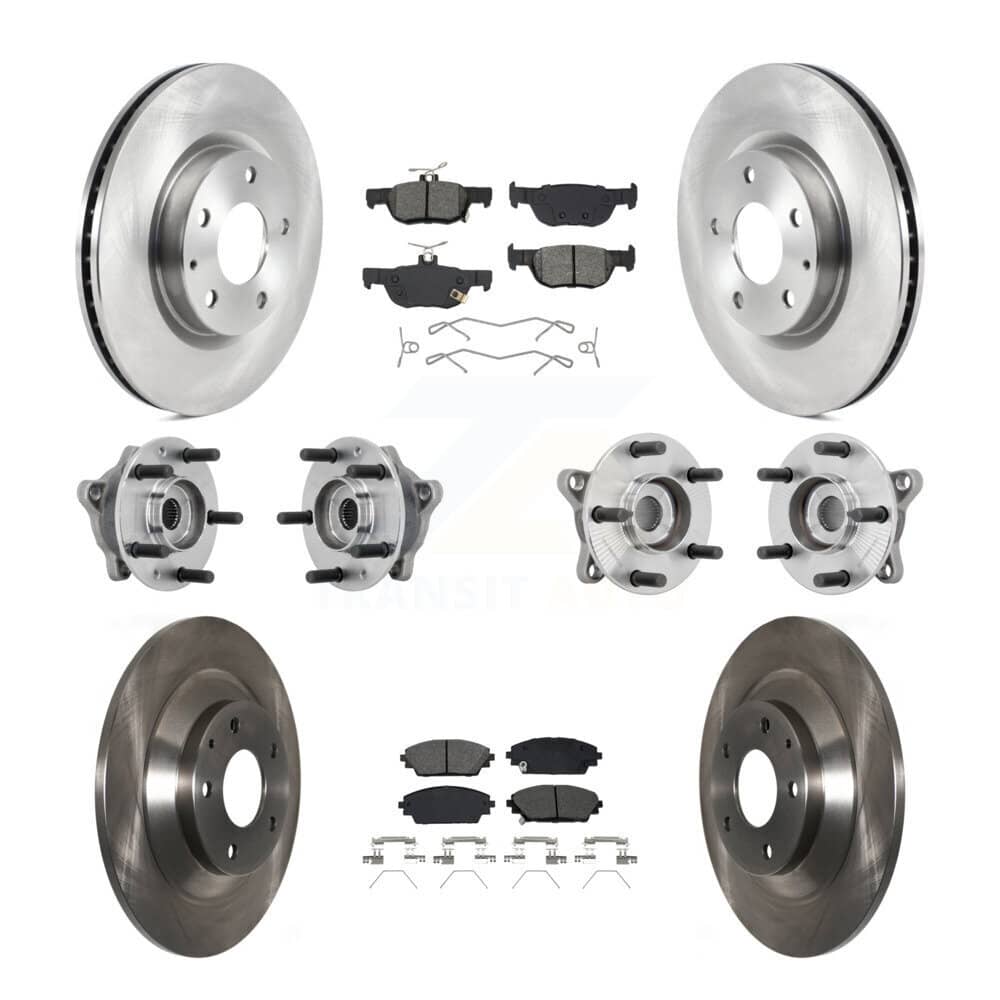 Transit Auto - KBB-131144 - Front and Rear Wheel Bearing and Hub Assembly Kits