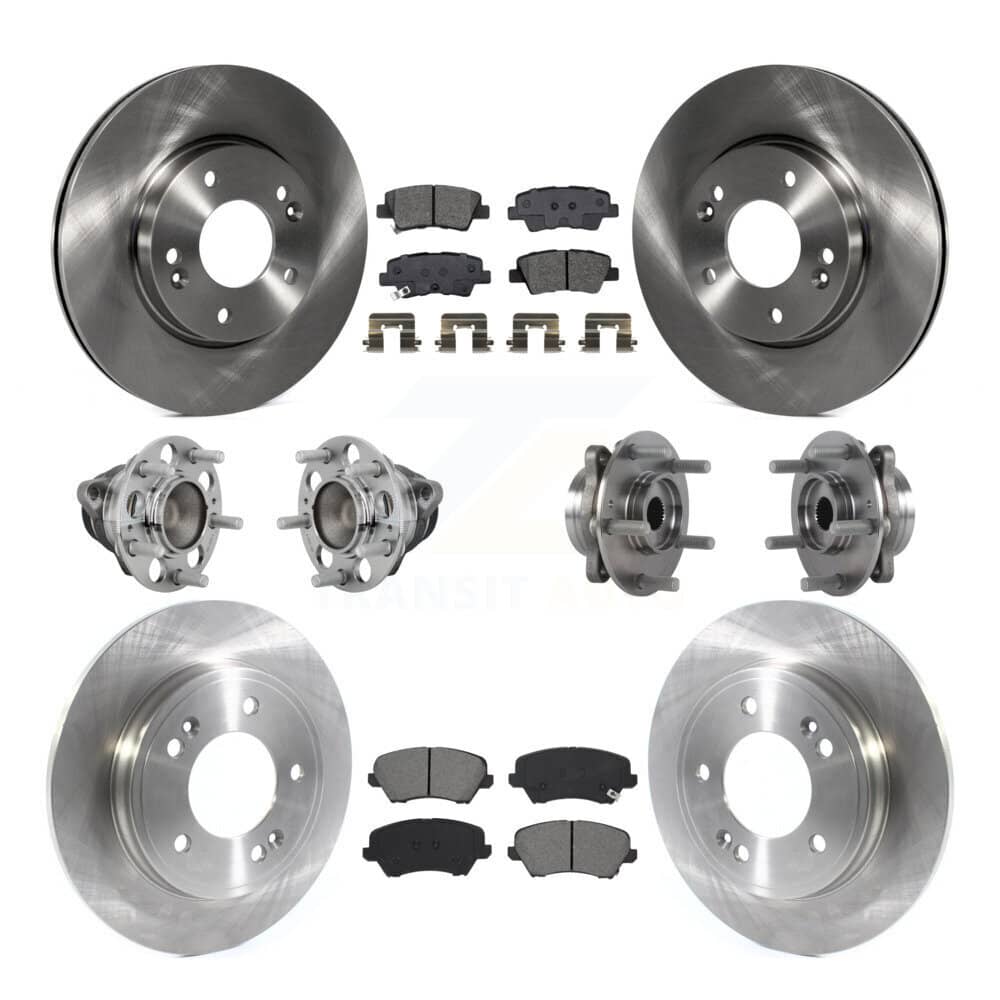 Transit Auto - KBB-131152 - Front and Rear Wheel Bearing and Hub Assembly Kits