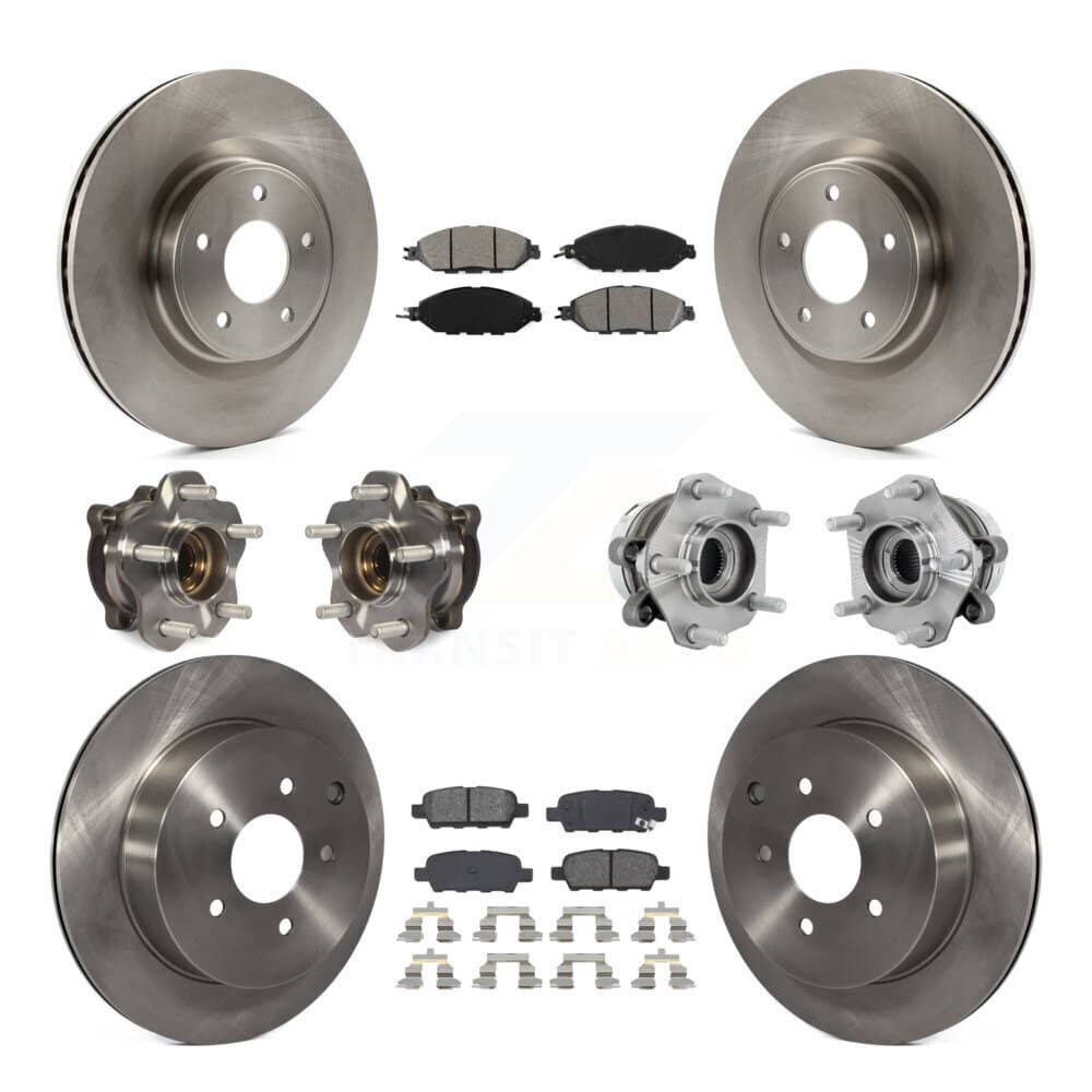 Transit Auto - KBB-131191 - Front and Rear Wheel Bearing and Hub Assembly Kits