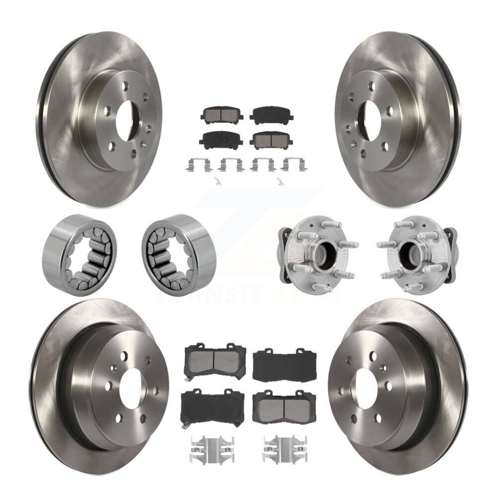 Transit Auto - KBB-131195 - Front and Rear Wheel Bearing and Hub Assembly Kits