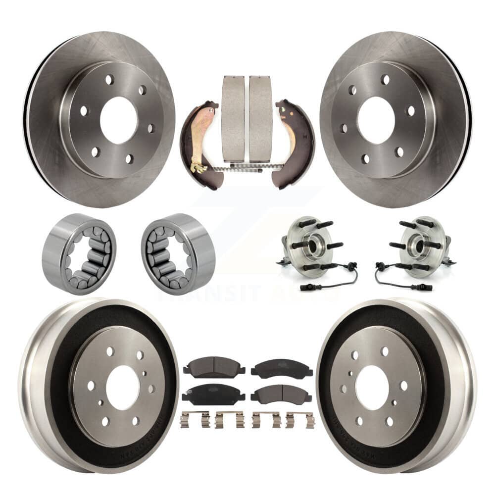 Transit Auto - KBB-131197 - Front and Rear Wheel Bearing and Hub Assembly Kits