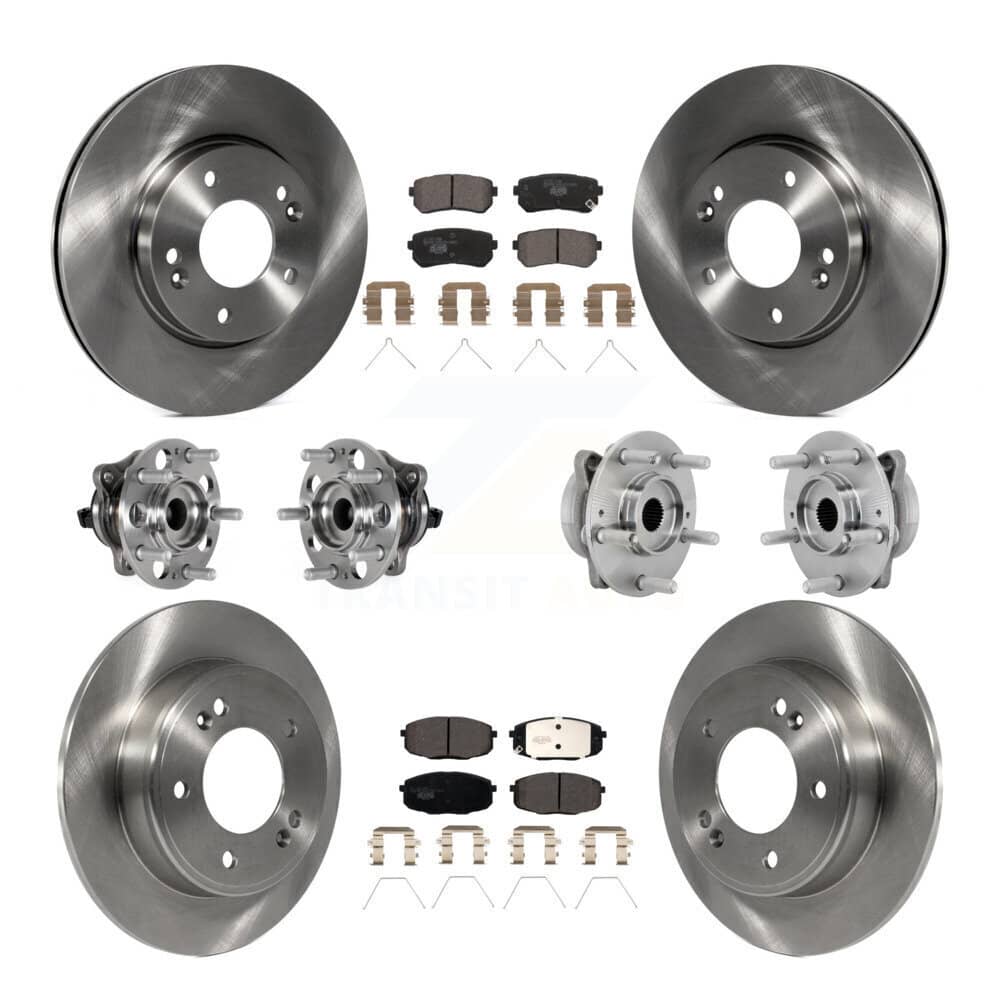 Transit Auto - KBB-131198 - Front and Rear Wheel Bearing and Hub Assembly Kits
