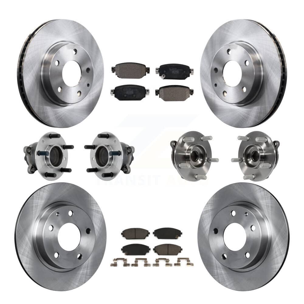 Transit Auto - KBB-131241 - Front and Rear Wheel Bearing and Hub Assembly Kits