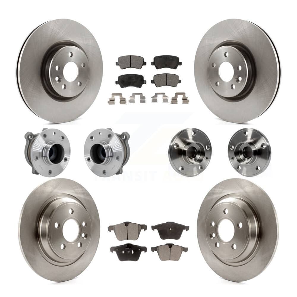 Transit Auto - KBB-131243 - Front and Rear Wheel Bearing and Hub Assembly Kits