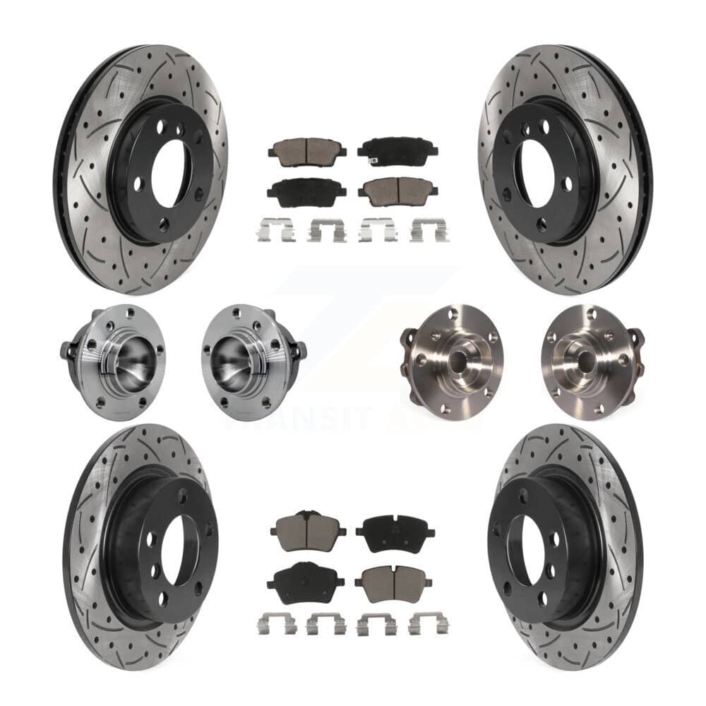 Transit Auto - KBB-131282 - Front and Rear Wheel Bearing and Hub Assembly Kits