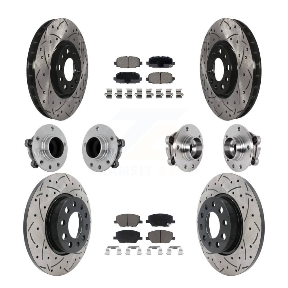 Transit Auto - KBB-131285 - Front and Rear Wheel Bearing and Hub Assembly Kits