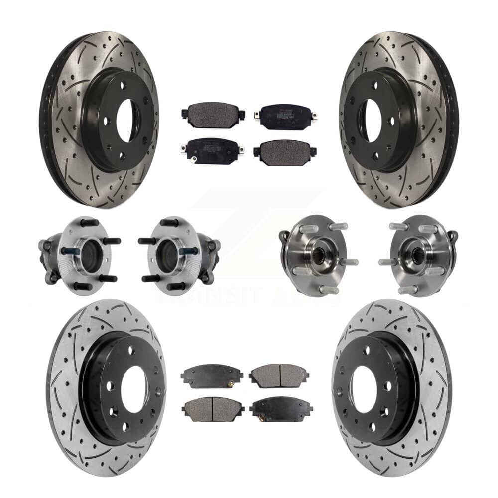 Transit Auto - KBB-131351 - Front and Rear Wheel Bearing and Hub Assembly Kits