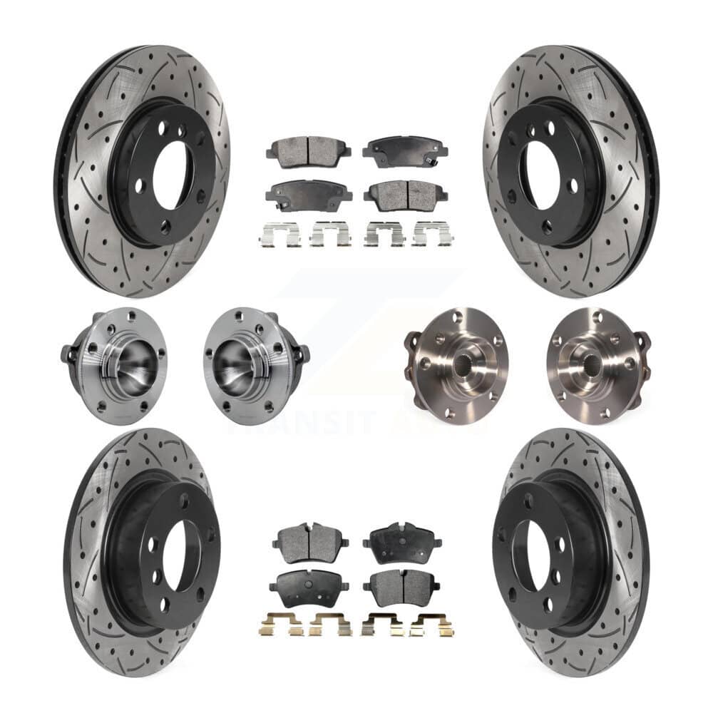 Transit Auto - KBB-131355 - Front and Rear Wheel Bearing and Hub Assembly Kits
