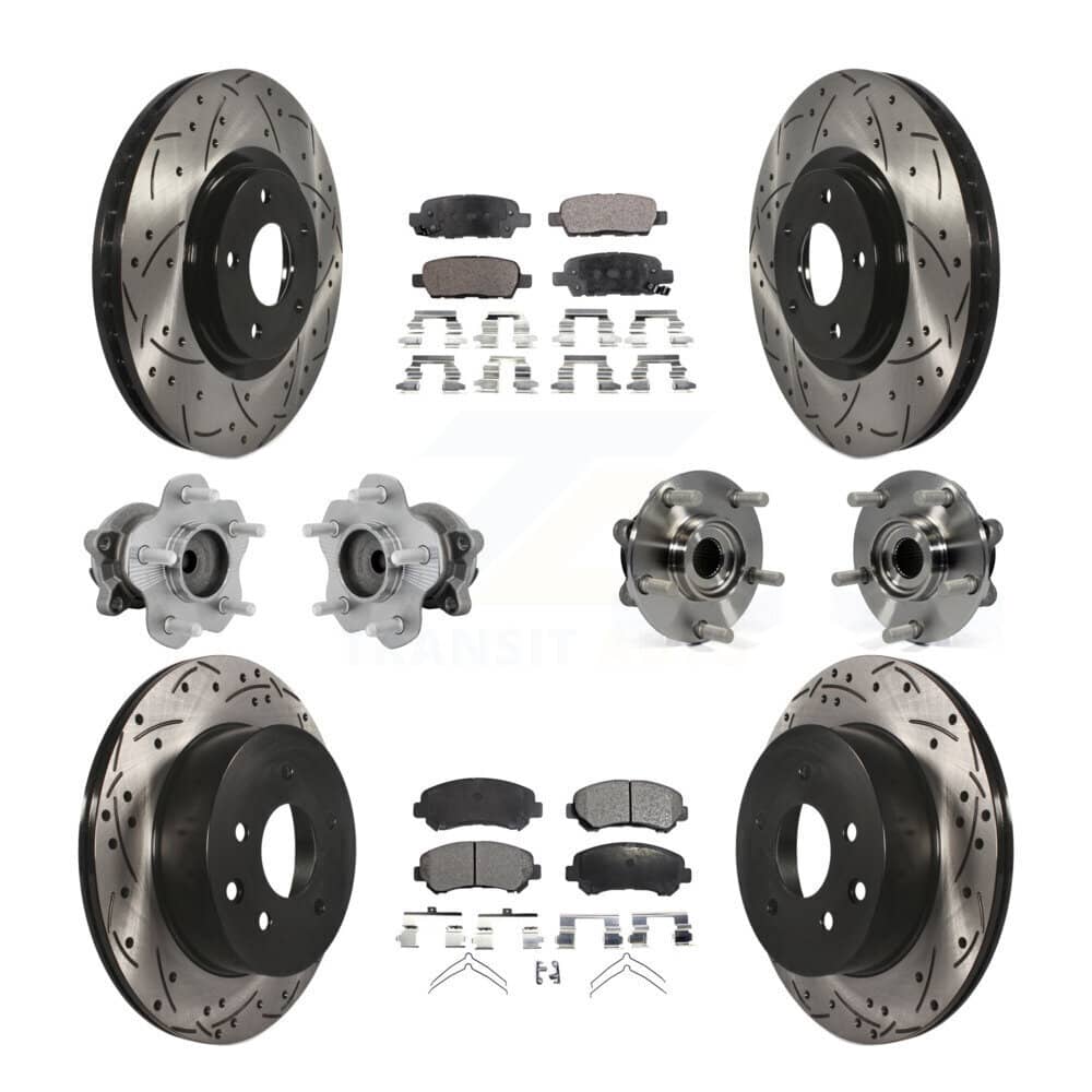 Transit Auto - KBB-131378 - Front and Rear Wheel Bearing and Hub Assembly Kits