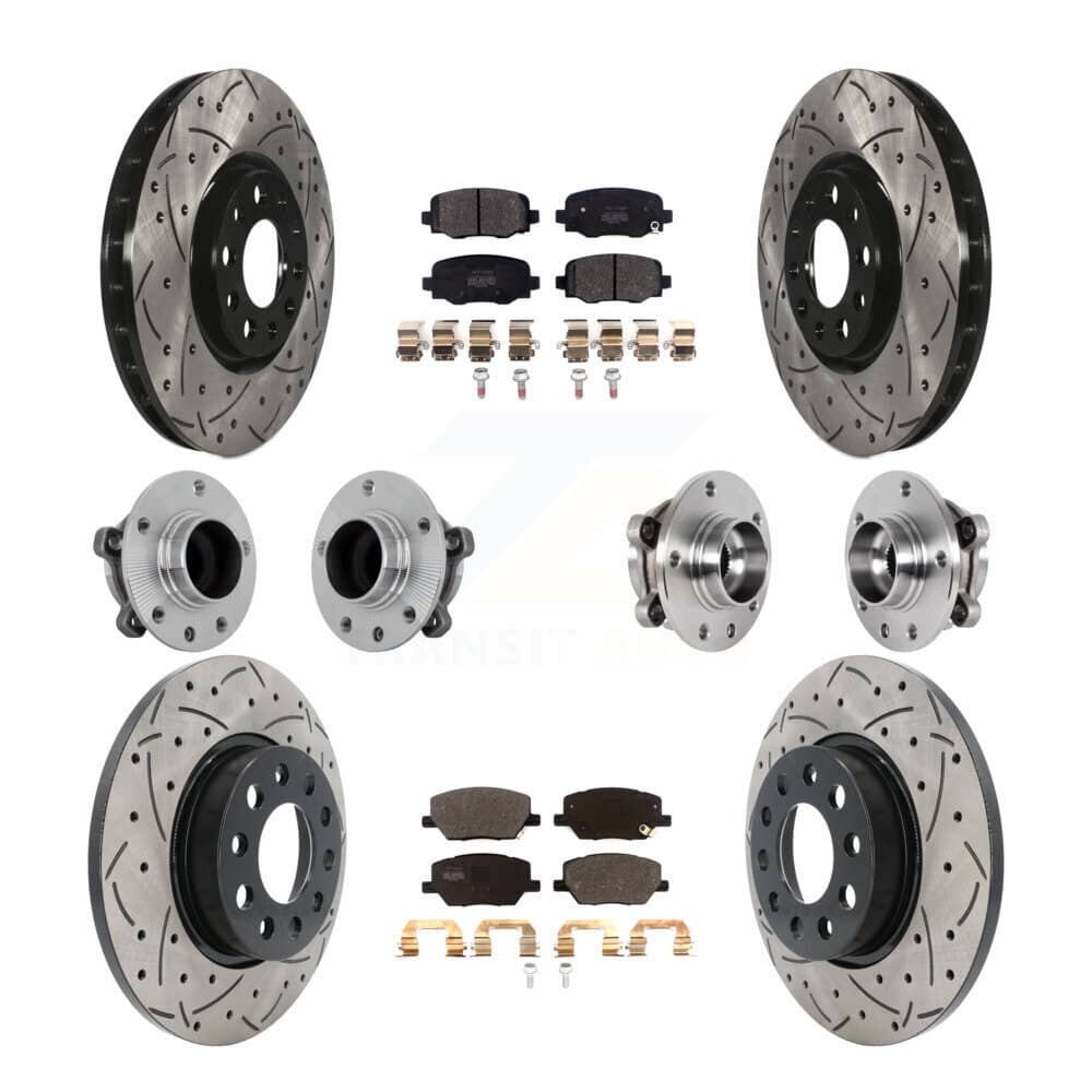 Transit Auto - KBB-131381 - Front and Rear Wheel Bearing and Hub Assembly Kits