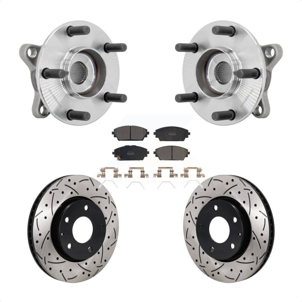 Transit Auto - KBB-131389 - Front Wheel Bearing and Hub Assembly Kits