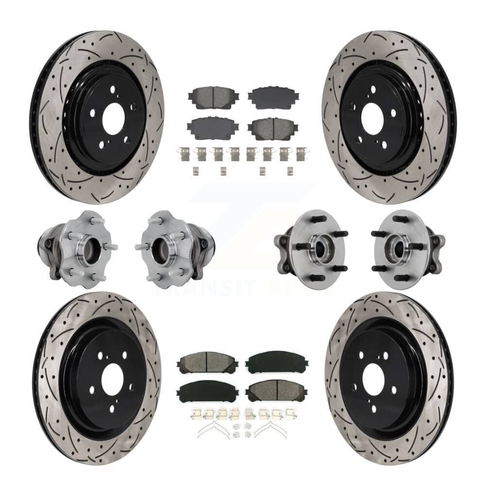 Transit Auto - KBB-131438 - Front and Rear Wheel Bearing and Hub Assembly Kits