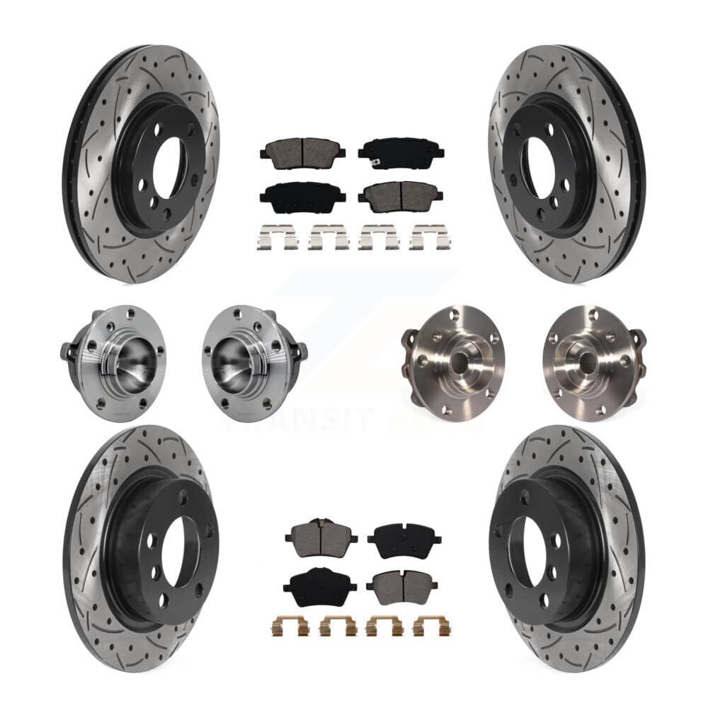 Transit Auto - KBB-131445 - Front and Rear Wheel Bearing and Hub Assembly Kits