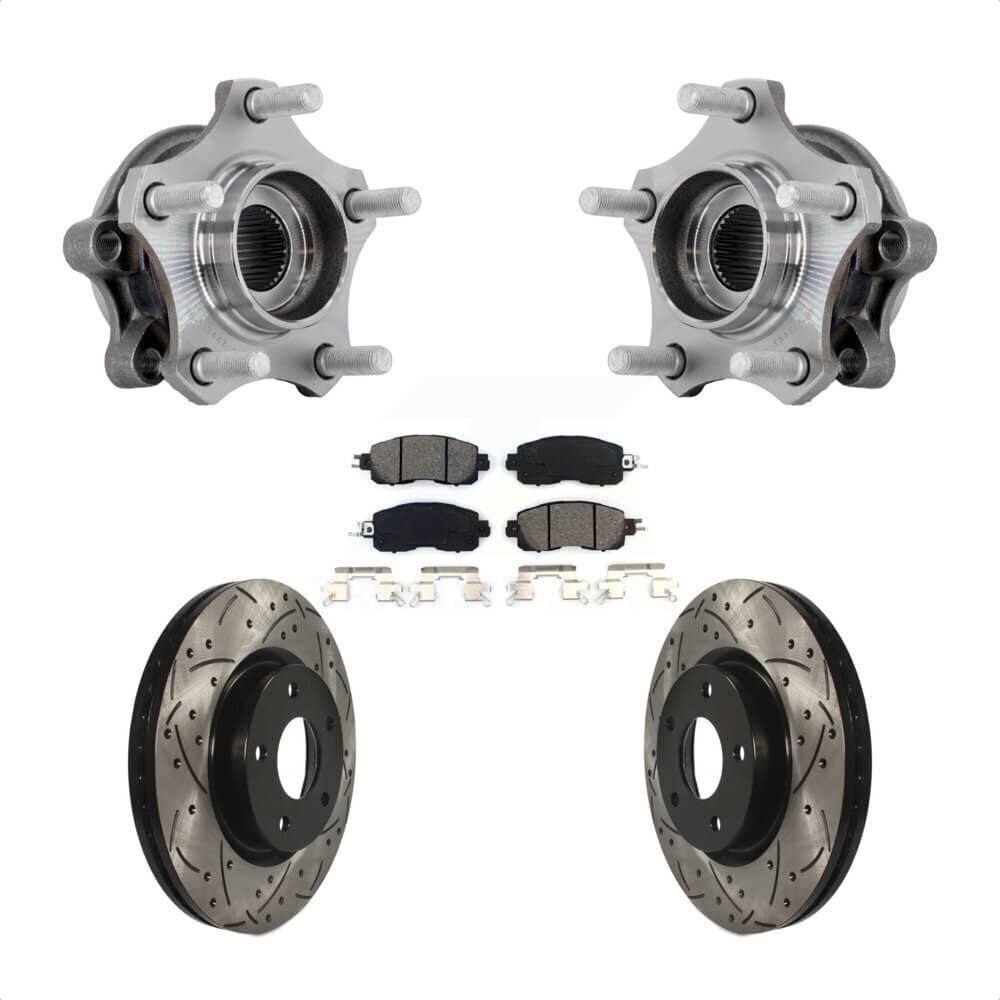 Transit Auto - KBB-131474 - Front Wheel Bearing and Hub Assembly Kits