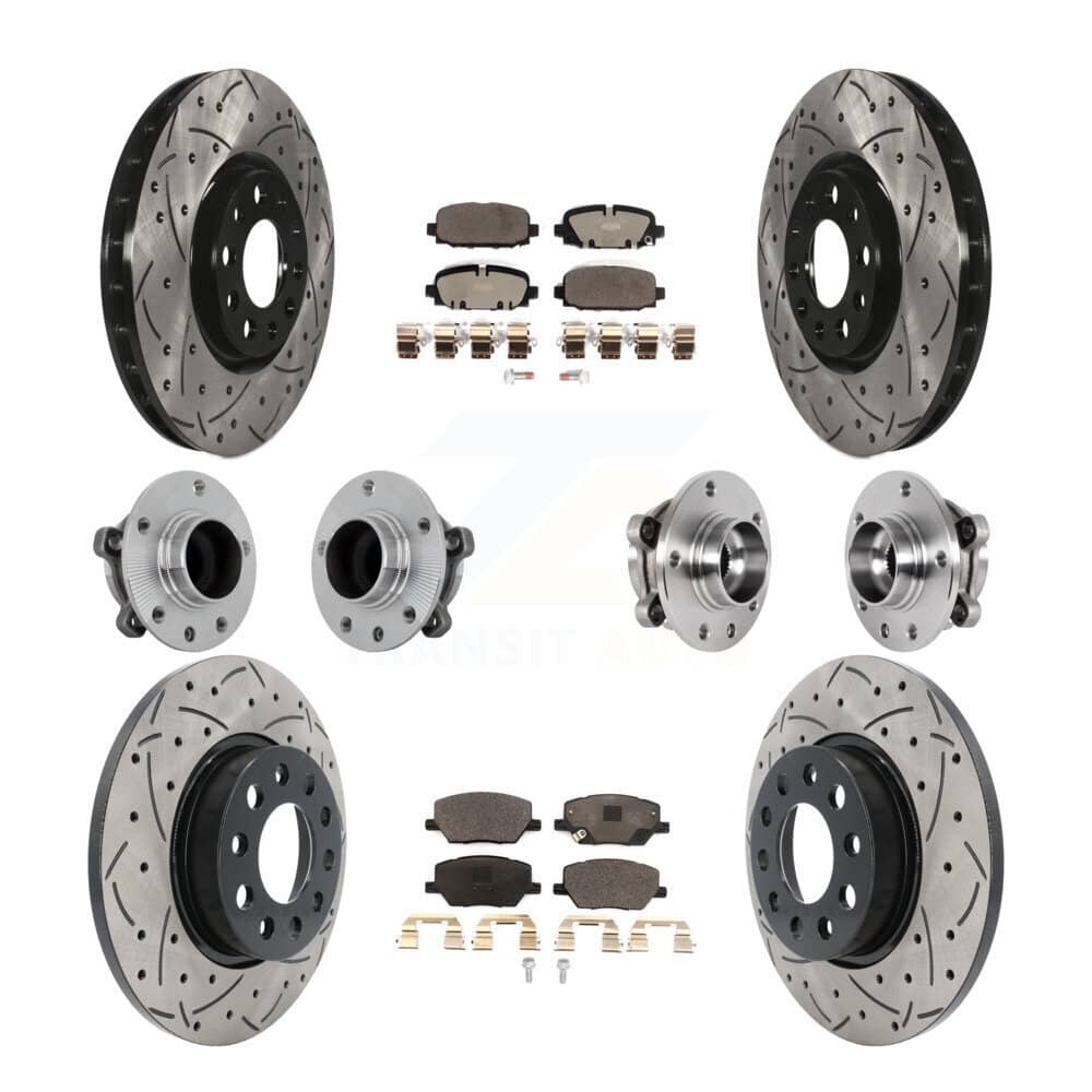 Transit Auto - KBB-131497 - Front and Rear Wheel Bearing and Hub Assembly Kits