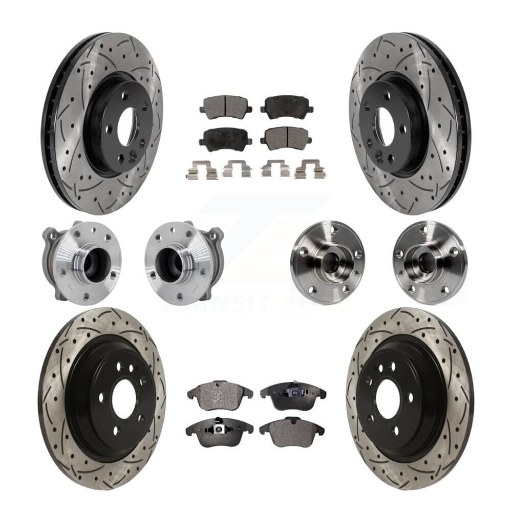 Transit Auto - KBB-131512 - Front and Rear Wheel Bearing and Hub Assembly Kits