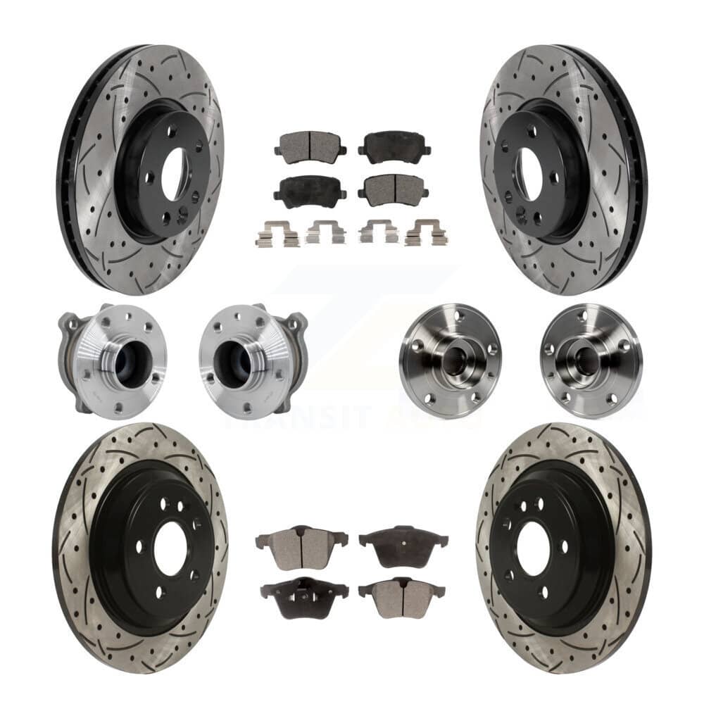 Transit Auto - KBB-131513 - Front and Rear Wheel Bearing and Hub Assembly Kits