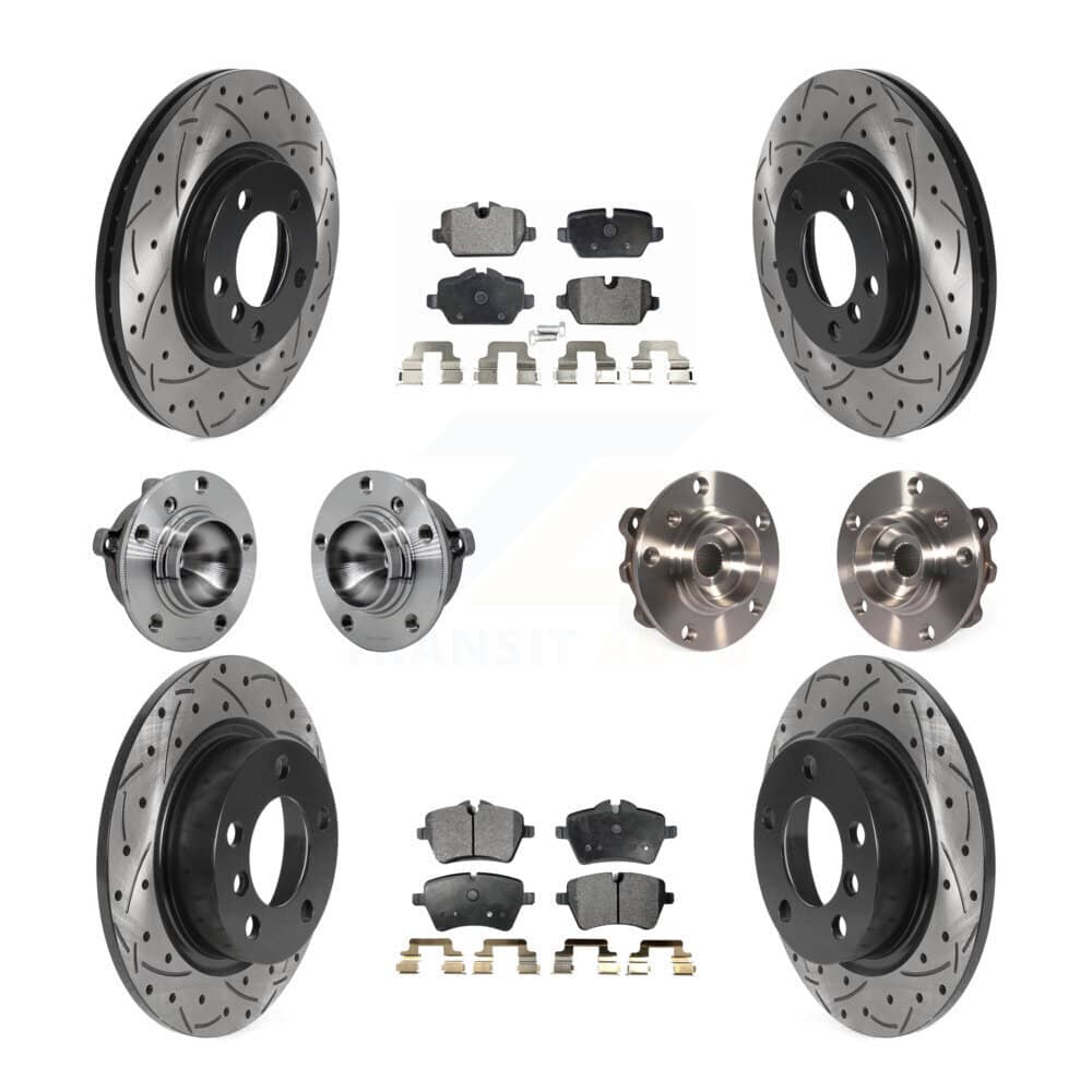 Transit Auto - KBB-131517 - Front and Rear Wheel Bearing and Hub Assembly Kits