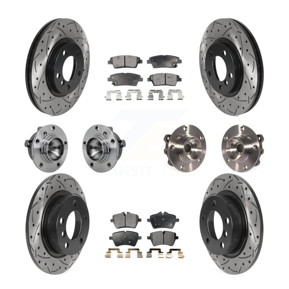 Transit Auto - KBB-131518 - Front and Rear Wheel Bearing and Hub Assembly Kits
