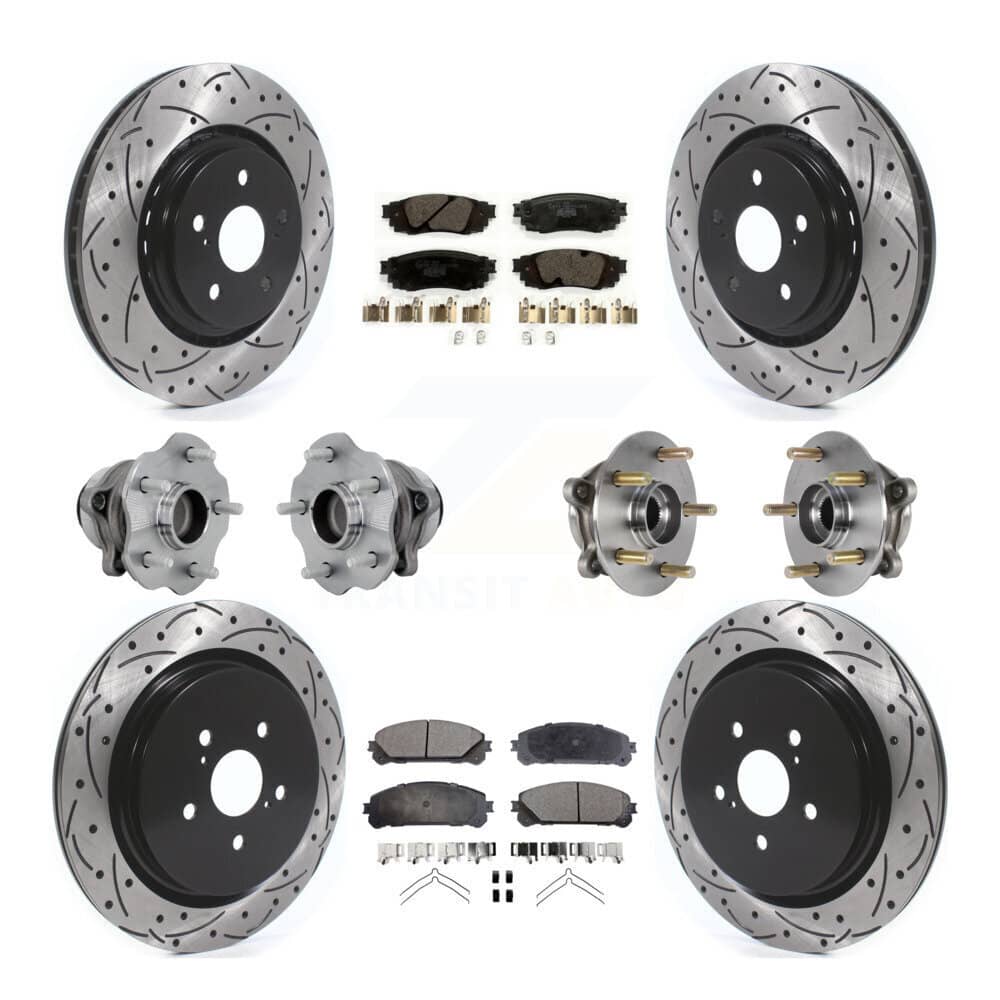 Transit Auto - KBB-131521 - Front and Rear Wheel Bearing and Hub Assembly Kits